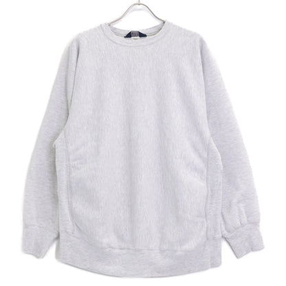 Champion チャンピオン 【LANDS'END】80's Wﾈｰﾑ ｸﾞﾚｰ 目無し ﾘﾊﾞｰｽｳｨｰﾌﾞｽｳｪｯﾄ トップス XXL