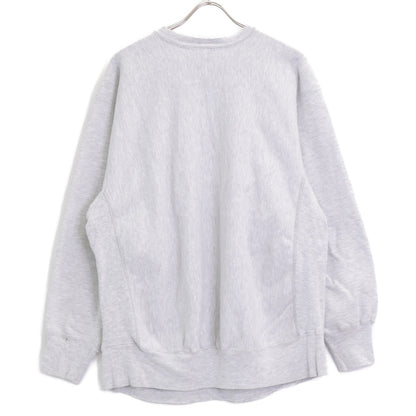 Champion チャンピオン 【LANDS'END】80's Wﾈｰﾑ ｸﾞﾚｰ 目無し ﾘﾊﾞｰｽｳｨｰﾌﾞｽｳｪｯﾄ トップス XXL