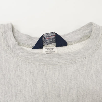 Champion チャンピオン 【LANDS'END】80's Wﾈｰﾑ ｸﾞﾚｰ 目無し ﾘﾊﾞｰｽｳｨｰﾌﾞｽｳｪｯﾄ トップス XXL