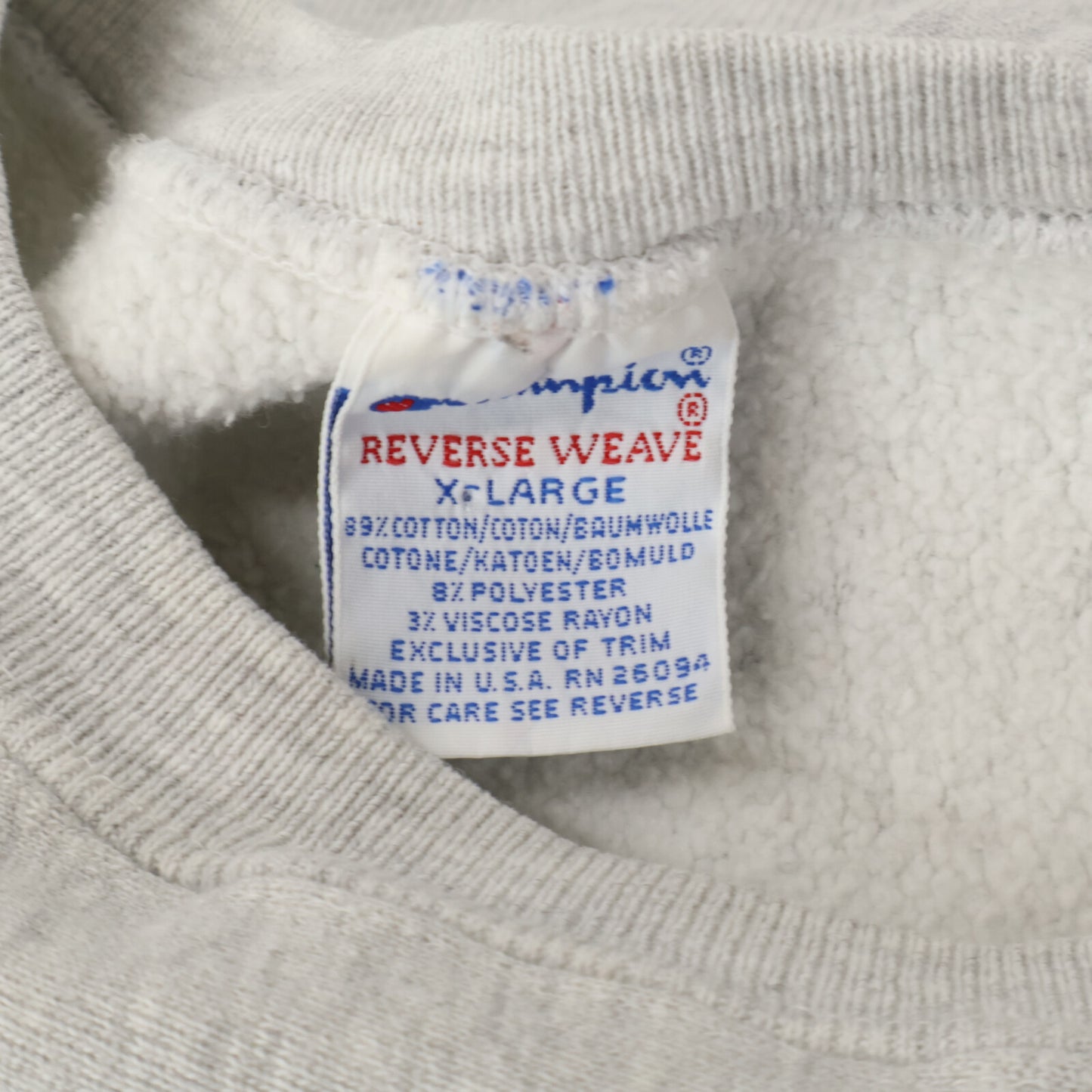 Champion チャンピオン 90's 刺繍タグ MANHATTAN リバースウィーブ スウェットシャツ/ トップス XL