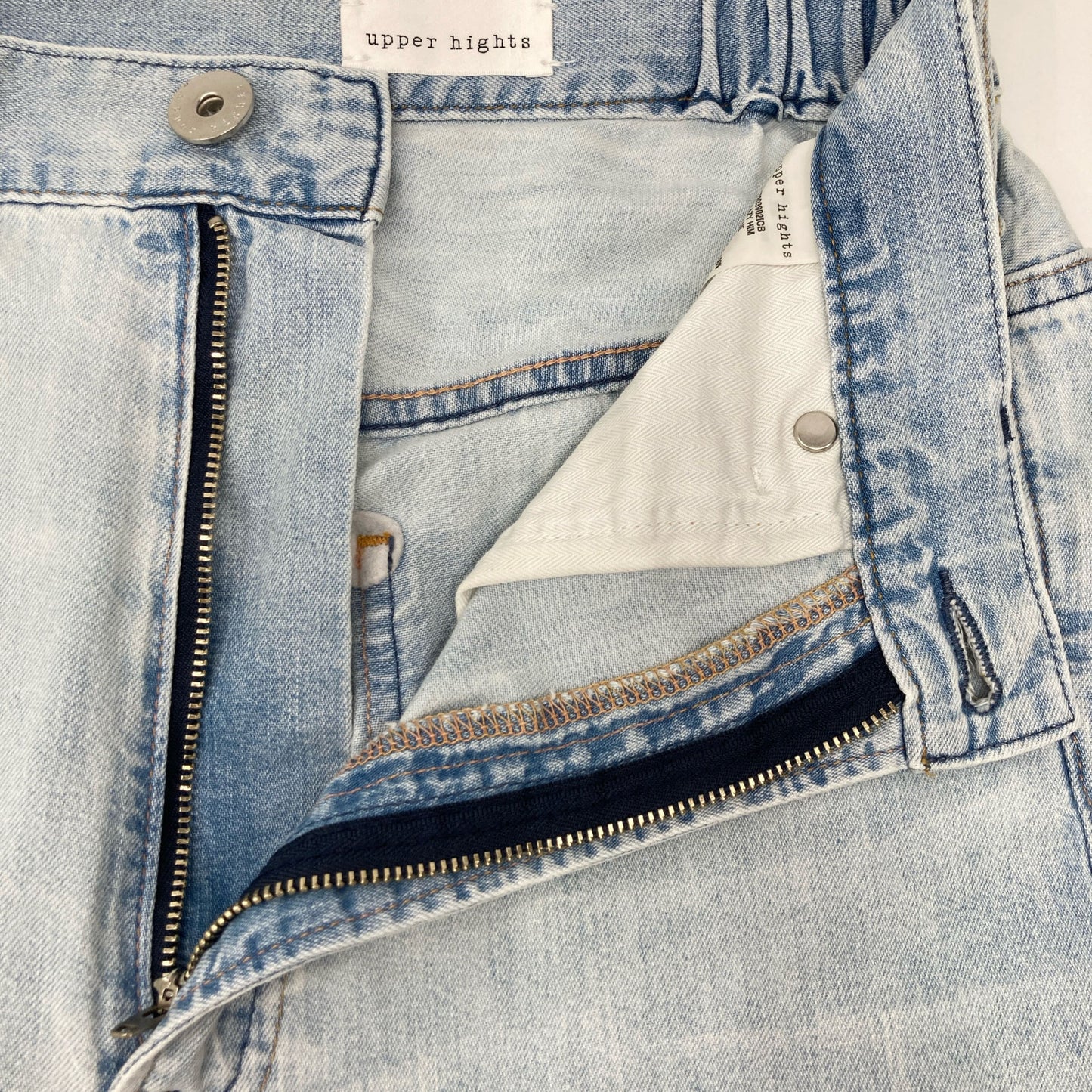 upper hights アッパーハイツ 【HPS別注】ﾗｲﾄﾌﾞﾙｰ THE LAZY HIM ﾗｲﾄﾃﾞﾆﾑ ボトムス 25