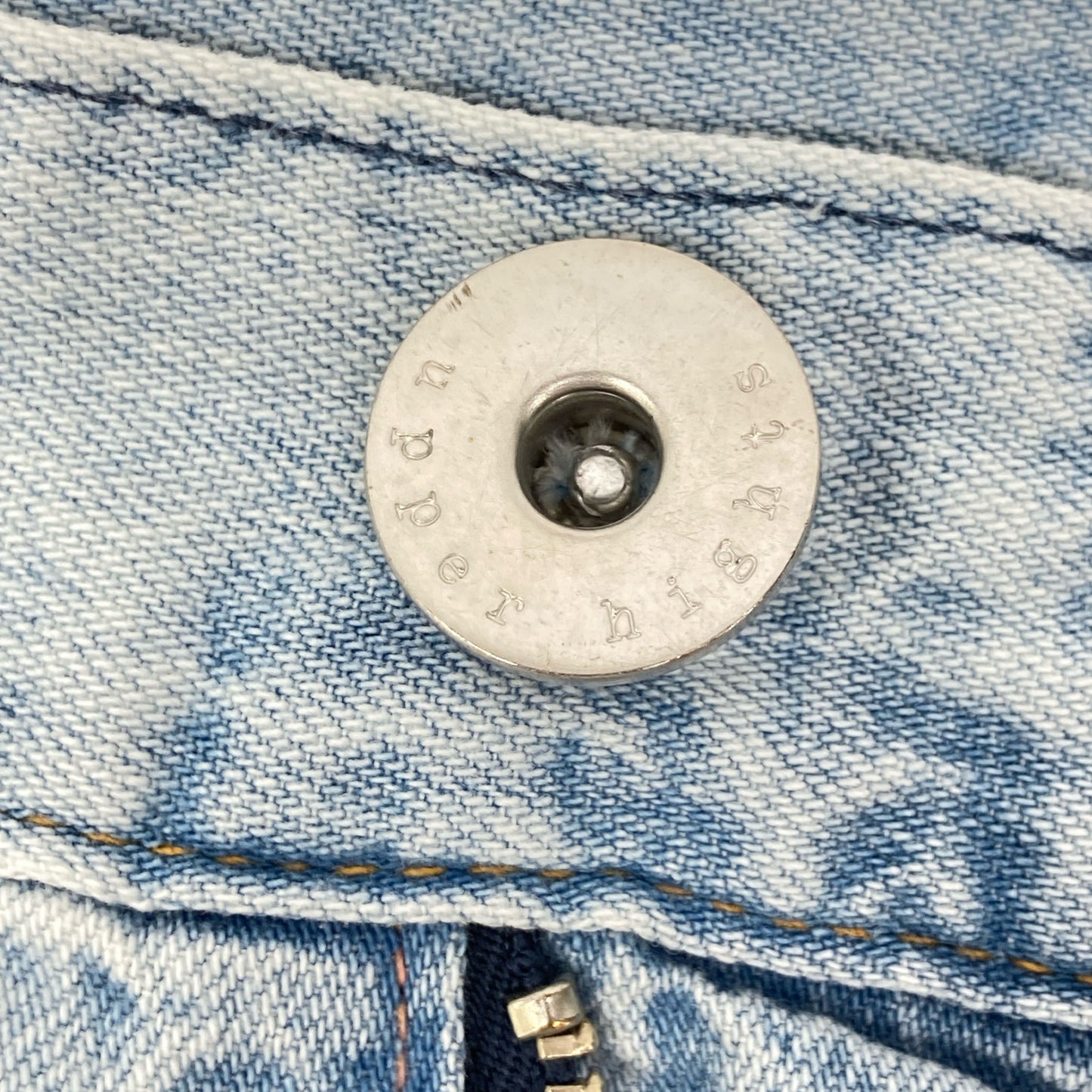 upper hights アッパーハイツ 【HPS別注】ﾗｲﾄﾌﾞﾙｰ THE LAZY HIM ﾗｲﾄﾃﾞﾆﾑ ボトムス 25