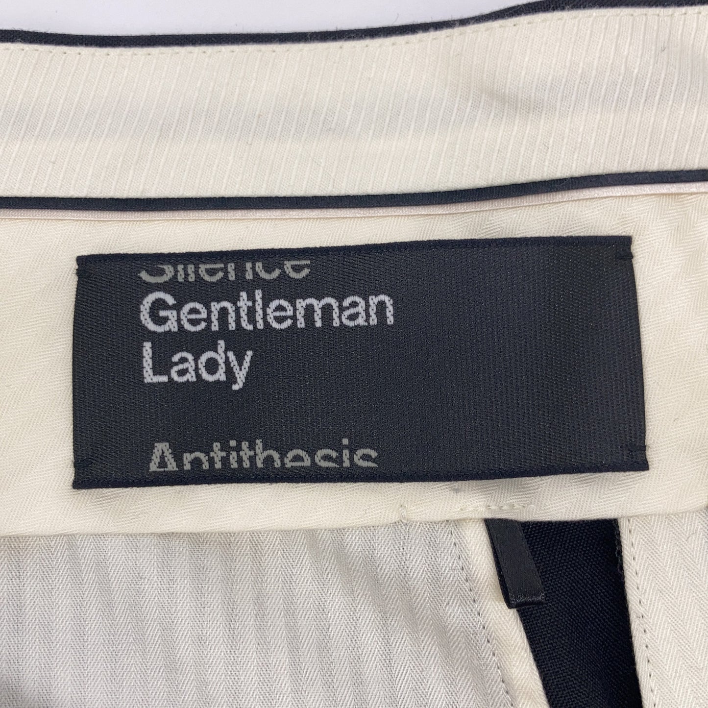 Chaos カオス CH005054ER ﾌﾞﾗｯｸ ｳｰﾙ×ﾓﾍｱ ｾﾝﾀｰﾌﾟﾚｽ ｻｲﾄﾞﾗｲﾝｿｳｼｮｸﾊﾟﾝﾂ ボトムス 表記無し