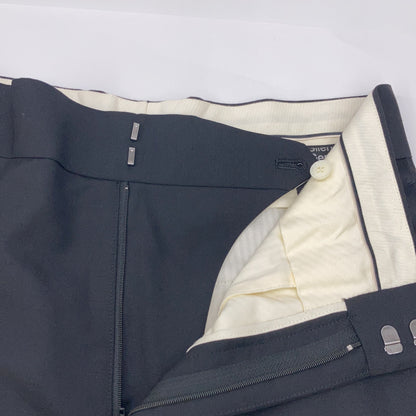 Chaos カオス CH005054ER ﾌﾞﾗｯｸ ｳｰﾙ×ﾓﾍｱ ｾﾝﾀｰﾌﾟﾚｽ ｻｲﾄﾞﾗｲﾝｿｳｼｮｸﾊﾟﾝﾂ ボトムス 表記無し