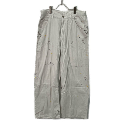 ANCELLM アンセルム ANC-PT71 ﾎﾜｲﾄ LIGHT OZ WIDE STRAIGHT DENIM PANTS ボトムス 2