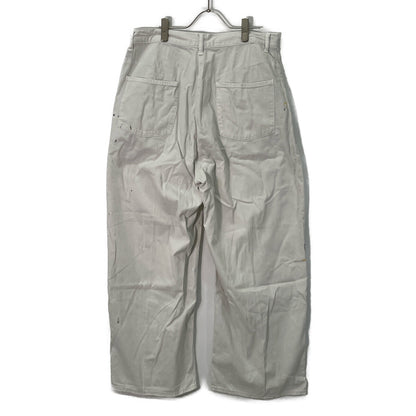 ANCELLM アンセルム ANC-PT71 ﾎﾜｲﾄ LIGHT OZ WIDE STRAIGHT DENIM PANTS ボトムス 2