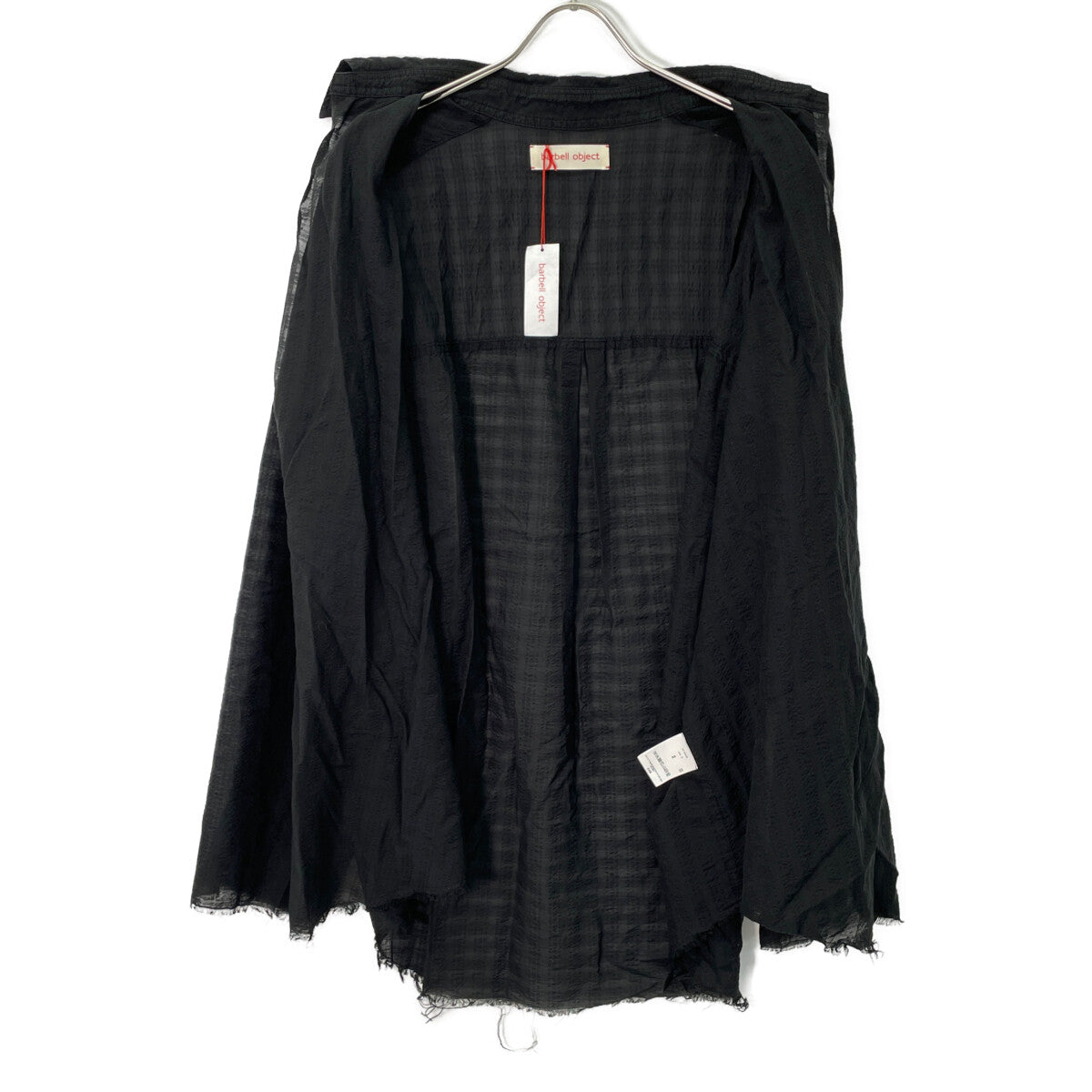 barbell object バーベルオブジェクト 25SS BO-04S06 ﾌﾞﾗｯｸ 3b sh 3Bｼｬﾂ トップス 2