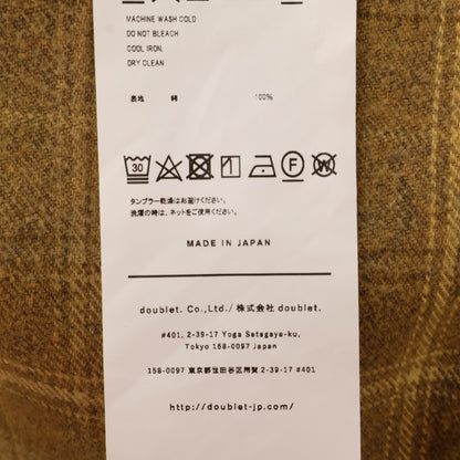 doublet ダブレット 22AW ﾌﾞﾗｳﾝ ﾗﾌﾞﾚｽ青山店3周年記念限定 ﾏｸﾞﾈｯﾄ ﾀﾞﾒｰｼﾞｼｬﾂ トップス L