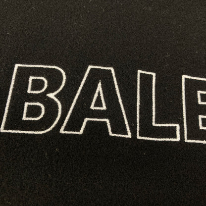 BALENCIAGA バレンシアガ 534315 18AW ﾌﾞﾗｯｸ TRACK SUIT JACKET ﾛｺﾞ刺繍ﾌﾘｰｽｼﾞｬｹｯﾄ ジャケット 46