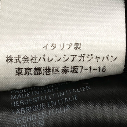 BALENCIAGA バレンシアガ 534315 18AW ﾌﾞﾗｯｸ TRACK SUIT JACKET ﾛｺﾞ刺繍ﾌﾘｰｽｼﾞｬｹｯﾄ ジャケット 46