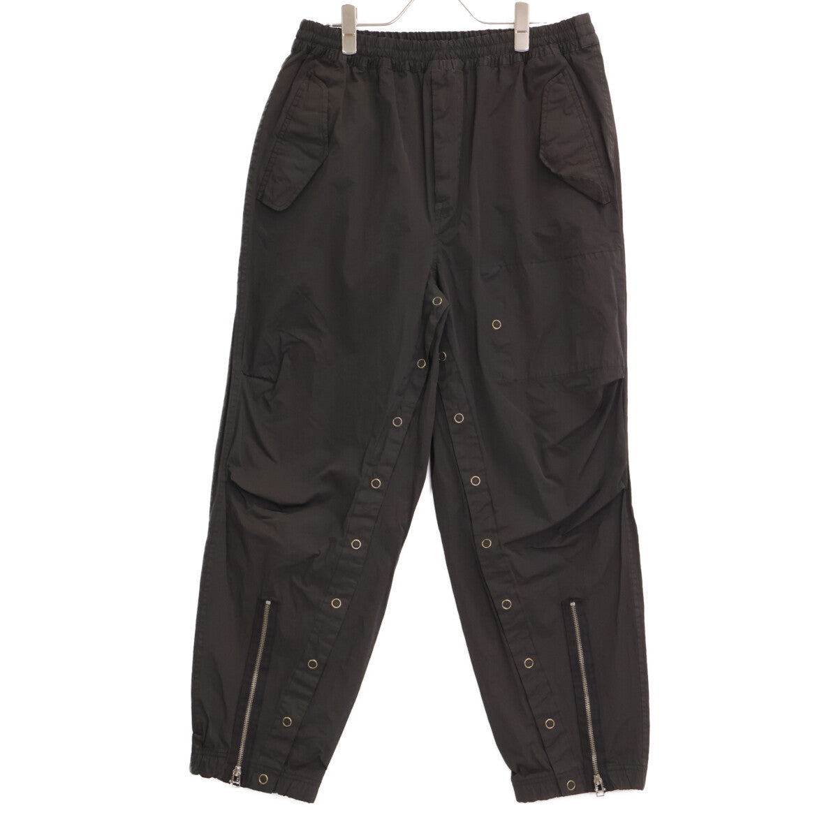 BED J.W. FORD ベッドフォード 23AW-B-PT07 ﾌﾞﾗｯｸ Wool Flight Pants ｼﾞｯﾌﾟﾃﾞｻﾞｲﾝﾅｲﾛﾝﾊﾟﾝﾂ ボトムス 1