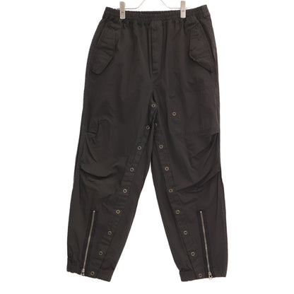BED J.W. FORD ベッドフォード 23AW-B-PT07 ﾌﾞﾗｯｸ Wool Flight Pants ｼﾞｯﾌﾟﾃﾞｻﾞｲﾝﾅｲﾛﾝﾊﾟﾝﾂ ボトムス 1