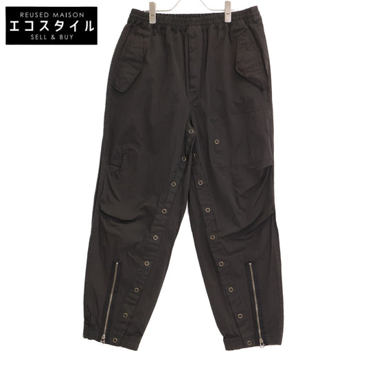 BED J.W. FORD ベッドフォード 23AW-B-PT07 ﾌﾞﾗｯｸ Wool Flight Pants ｼﾞｯﾌﾟﾃﾞｻﾞｲﾝﾅｲﾛﾝﾊﾟﾝﾂ ボトムス 1