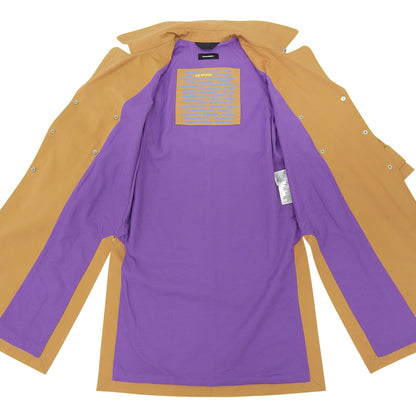 DIESEL ディーゼル レーヨン×コットン サイドスリット ダブルブレスト ベルテッドトレンチ コート レディース ベージュ XXS国内正規 コート XXS