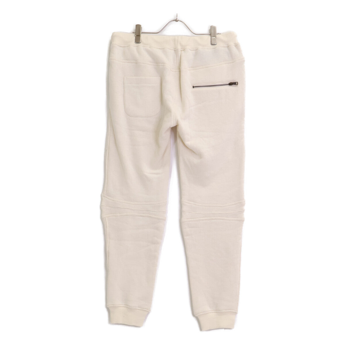 1piu1uguale3 ウノピゥウノウグァーレトレ MRP597 ｵﾌﾎﾜｲﾄ BIKER RIB ﾊﾞｲｶｰﾘﾌﾞ裏起毛ﾊﾟﾝﾂ ボトムス 6