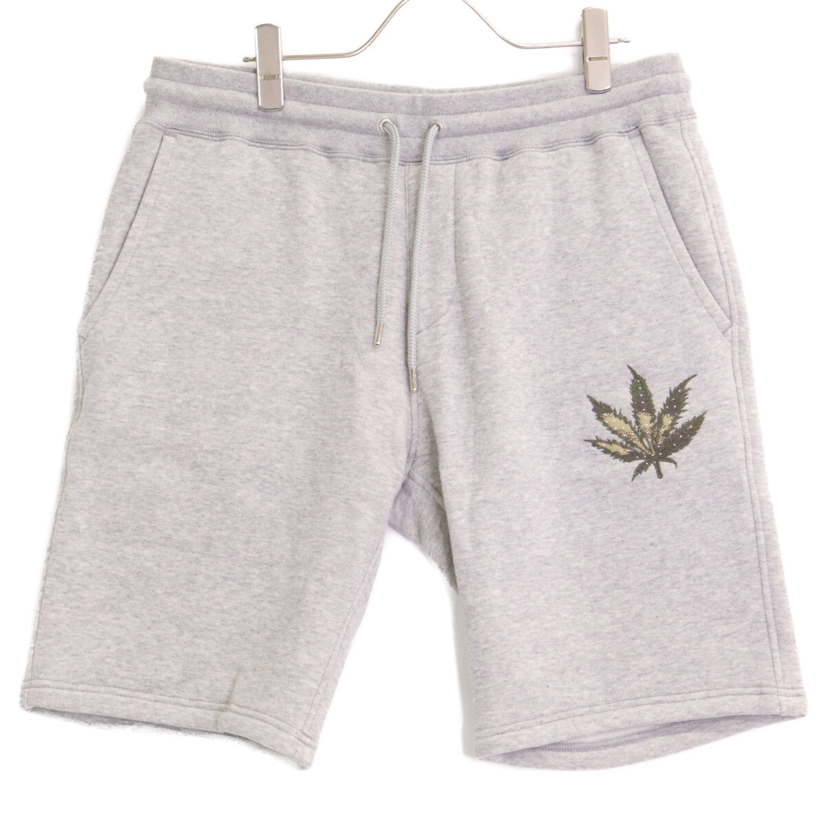 1piu1uguale3 ウノピゥウノウグァーレトレ MRP535 ﾎﾜｲﾄ LEAF SWEAT SHORTS ｽｳｪｯﾄｼｮｰﾄﾊﾟﾝﾂ ボトムス 5