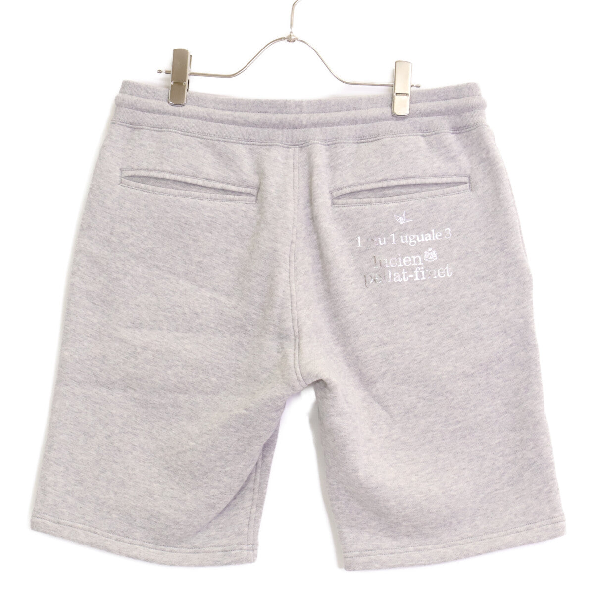 1piu1uguale3 ウノピゥウノウグァーレトレ MRP535 ﾎﾜｲﾄ LEAF SWEAT SHORTS ｽｳｪｯﾄｼｮｰﾄﾊﾟﾝﾂ ボトムス 5