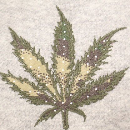 1piu1uguale3 ウノピゥウノウグァーレトレ MRP535 ﾎﾜｲﾄ LEAF SWEAT SHORTS ｽｳｪｯﾄｼｮｰﾄﾊﾟﾝﾂ ボトムス 5