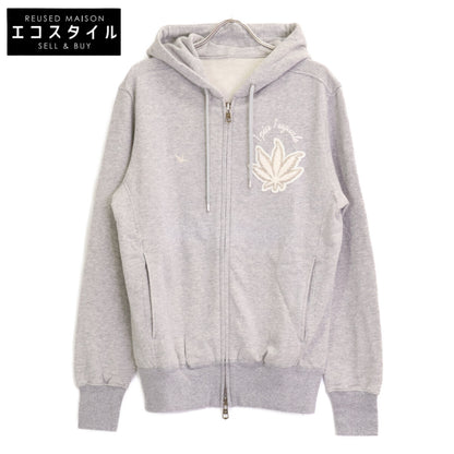 1piu1uguale3 ウノピゥウノウグァーレトレ MRB434 ｸﾞﾚｰ LEAF ｼﾞｯﾌﾟｱｯﾌﾟﾌｰﾃﾞｯﾄﾞﾊﾟｰｶ トップス 5