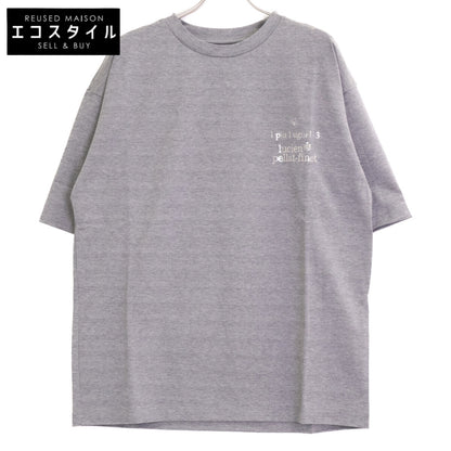 1piu1uguale3 ウノピゥウノウグァーレトレ MRT290 ｸﾞﾚｰ CAMO LEAF R-NECK TEE ﾊﾞｯｸｶﾓﾘｰﾌTｼｬﾂ トップス 6