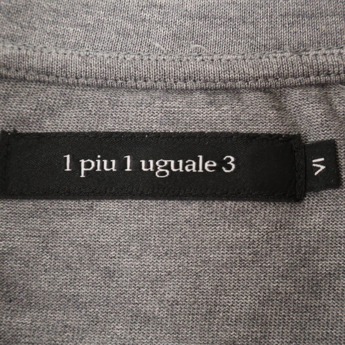 1piu1uguale3 ウノピゥウノウグァーレトレ MRT290 ｸﾞﾚｰ CAMO LEAF R-NECK TEE ﾊﾞｯｸｶﾓﾘｰﾌTｼｬﾂ トップス 6