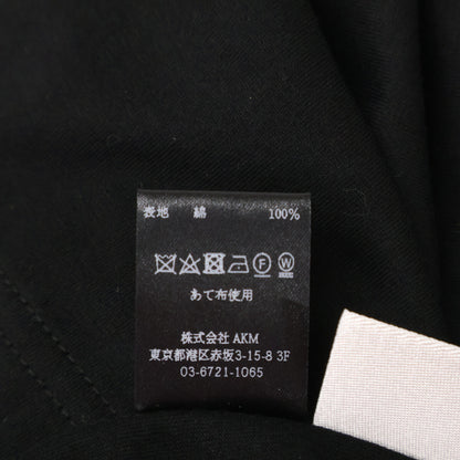 1piu1uguale3 ウノピゥウノウグァーレトレ MRT289 ﾌﾞﾗｯｸ BACK LEAF V-NECK TEE VﾈｯｸTｼｬﾂ トップス 4