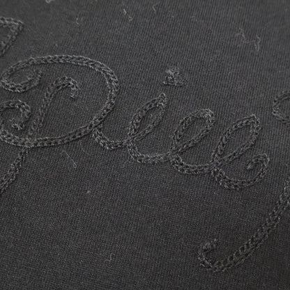 1piu1uguale3 ウノピゥウノウグァーレトレ MRT289 ﾌﾞﾗｯｸ BACK LEAF V-NECK TEE VﾈｯｸTｼｬﾂ トップス 4