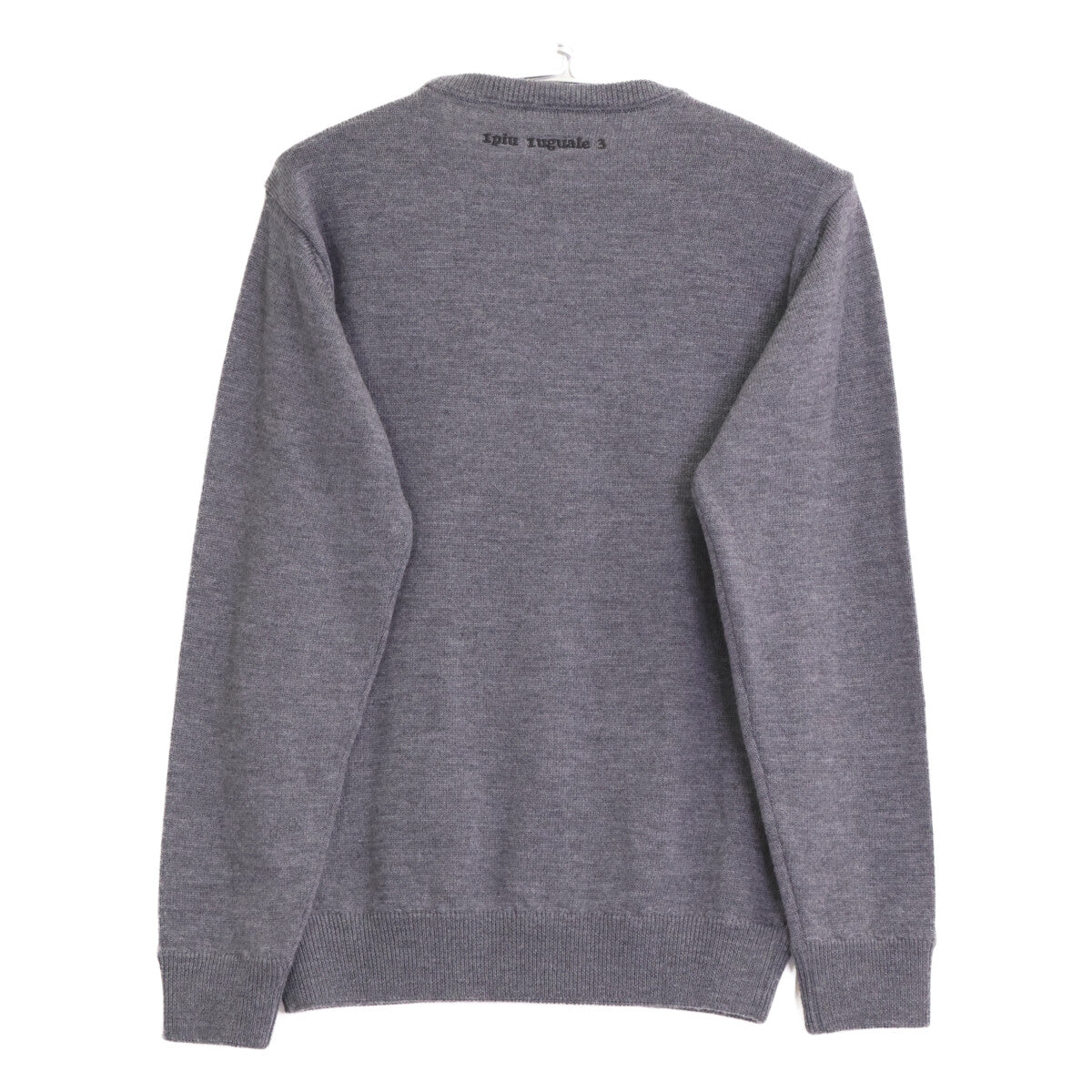 1piu1uguale3 ウノピゥウノウグァーレトレ 【×Disney】MRK220 ｸﾞﾚｰ MICKEY MOUSE SWEATER ﾐｯｷｰﾏｳｽﾆｯﾄ トップス 3