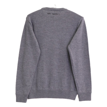 1piu1uguale3 ウノピゥウノウグァーレトレ 【×Disney】MRK220 ｸﾞﾚｰ MICKEY MOUSE SWEATER ﾐｯｷｰﾏｳｽﾆｯﾄ トップス 3