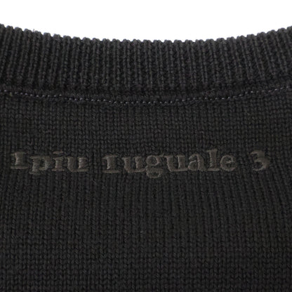 1piu1uguale3 ウノピゥウノウグァーレトレ 【×Disney】MRK220 ﾌﾞﾗｯｸ MICKEY MOUSE SWEATER ﾐｯｷｰﾏｳｽﾆｯﾄ トップス 3