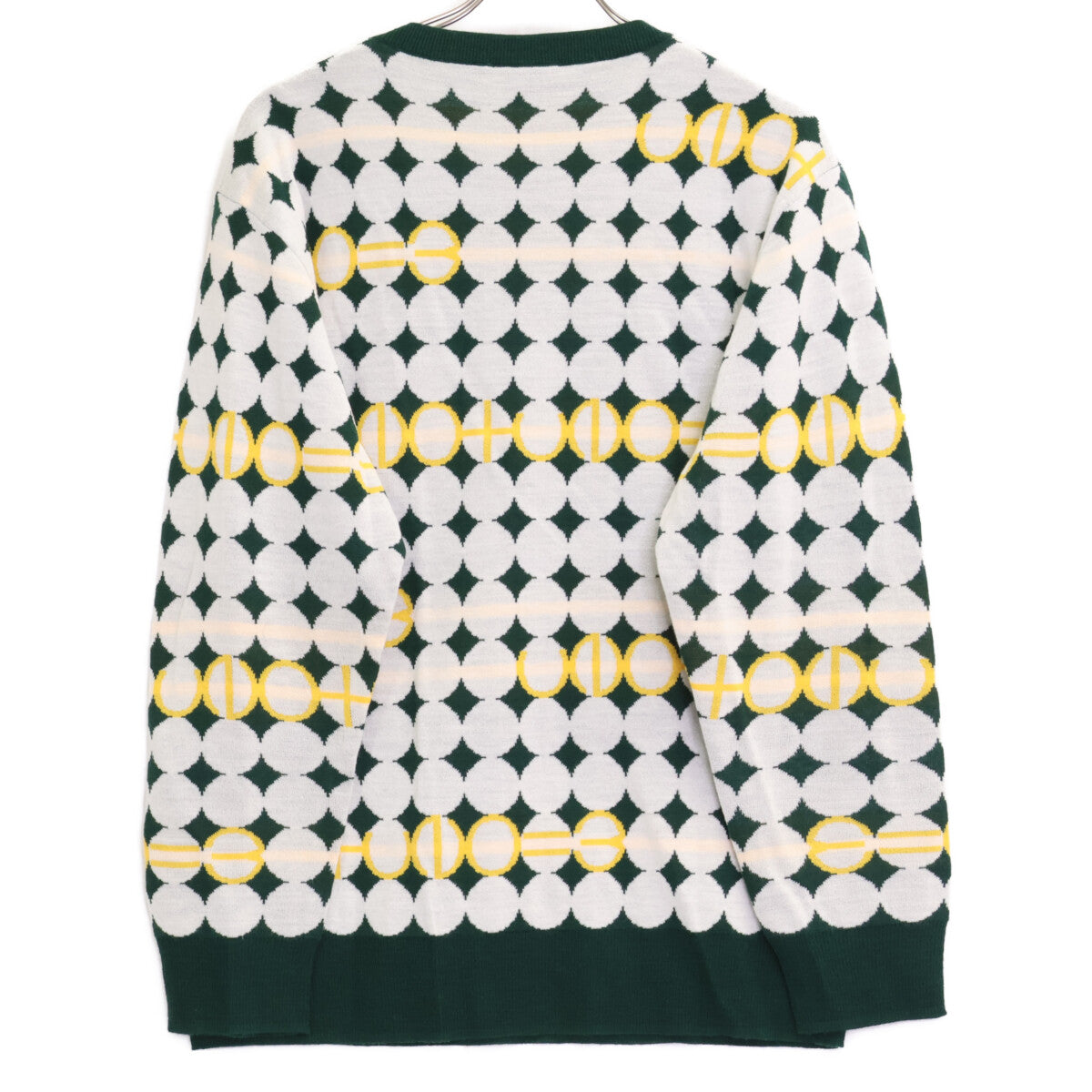 1piu1uguale3 ウノピゥウノウグァーレトレ 【GOLF】GRK067 ｸﾞﾘｰﾝ G.CREWKNIT GOLF BALL 総柄ﾆｯﾄ トップス 5