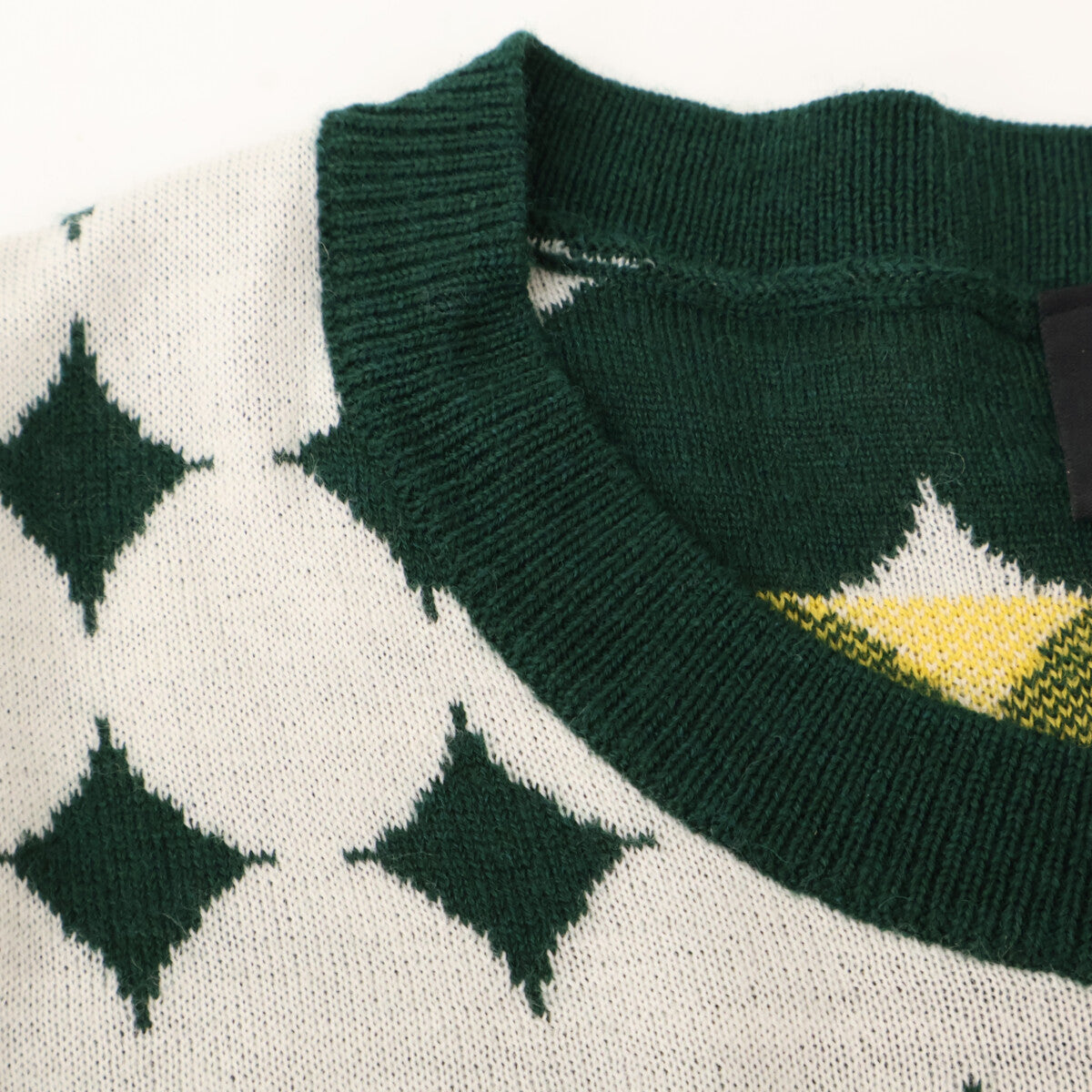 1piu1uguale3 ウノピゥウノウグァーレトレ 【GOLF】GRK067 ｸﾞﾘｰﾝ G.CREWKNIT GOLF BALL 総柄ﾆｯﾄ トップス 5