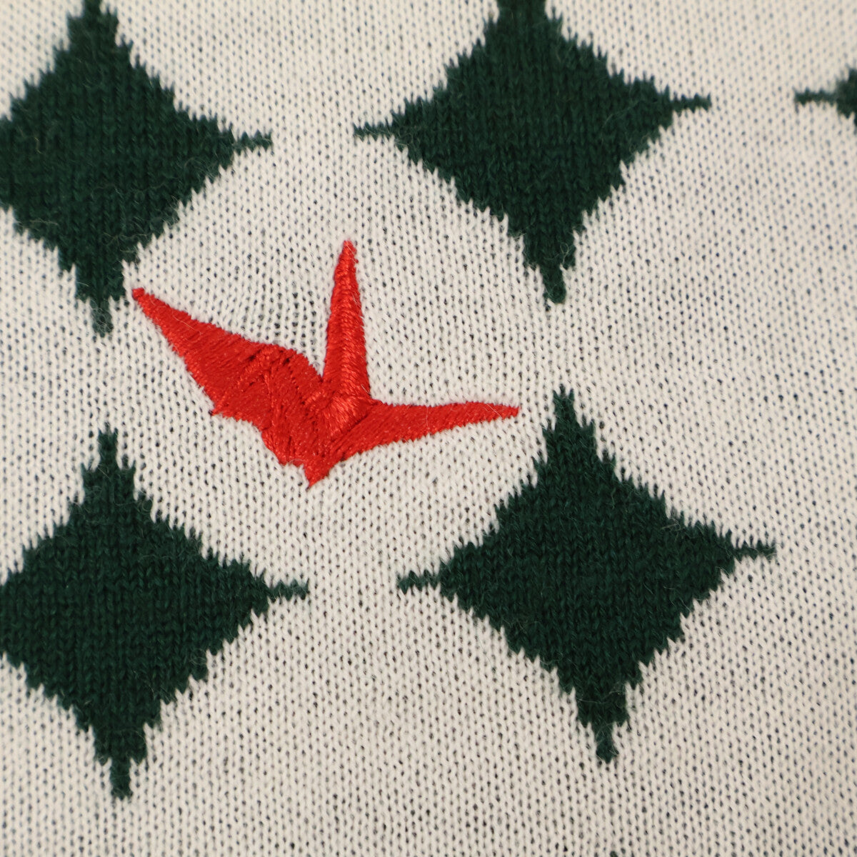 1piu1uguale3 ウノピゥウノウグァーレトレ 【GOLF】GRK067 ｸﾞﾘｰﾝ G.CREWKNIT GOLF BALL 総柄ﾆｯﾄ トップス 5