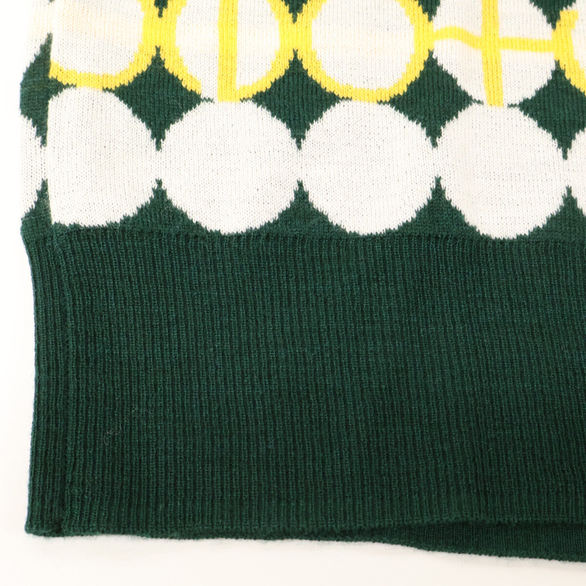 1piu1uguale3 ウノピゥウノウグァーレトレ 【GOLF】GRK067 ｸﾞﾘｰﾝ G.CREWKNIT GOLF BALL 総柄ﾆｯﾄ トップス 5