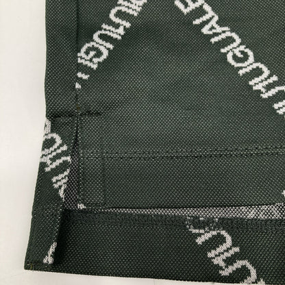 1piu1uguale3 ウノピゥウノウグァーレトレ 【GOLF】【×戸賀敬城】GRK062 ｶｰｷ ARGYLE LOGO 半袖ｼｬﾂ トップス V