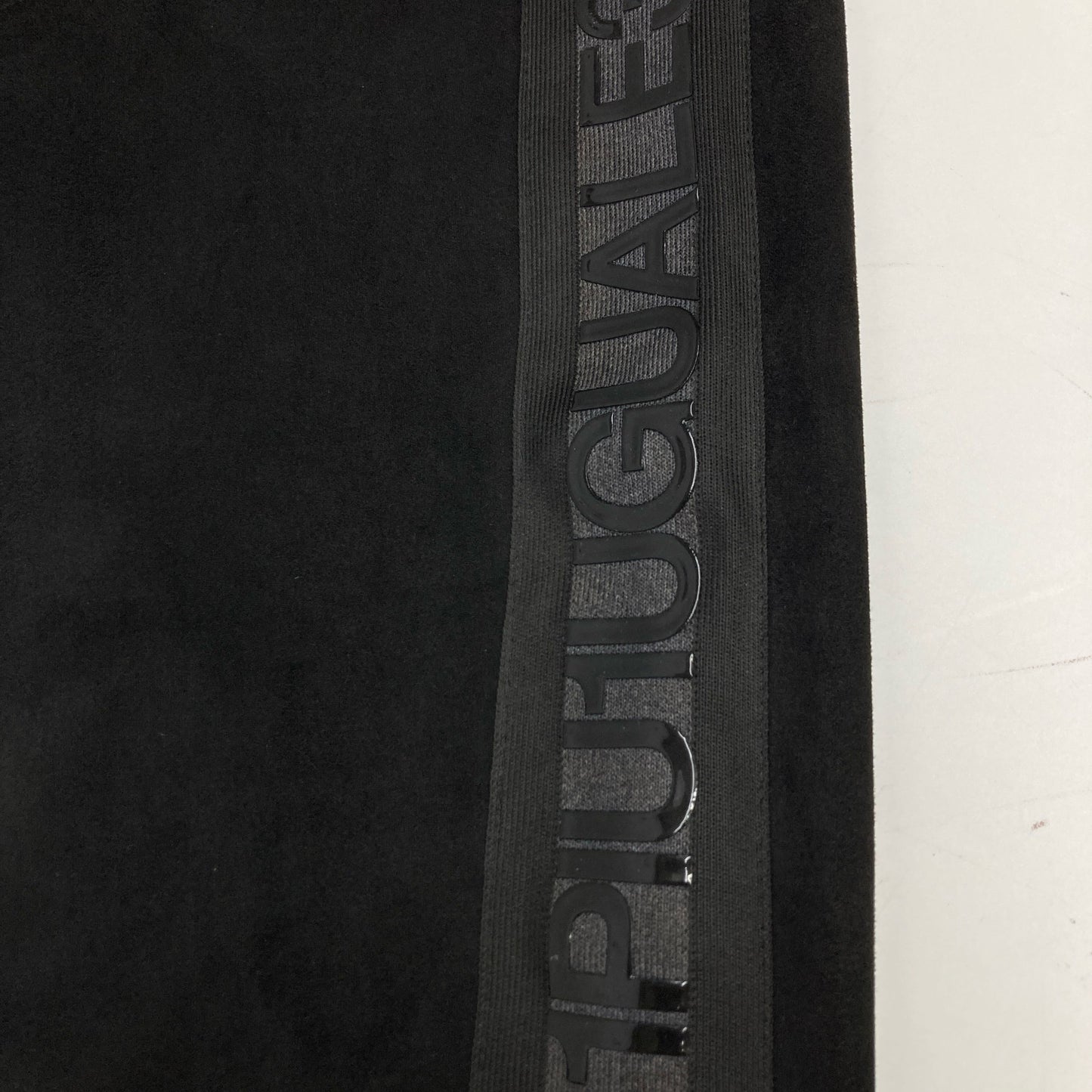 1piu1uguale3 ウノピゥウノウグァーレトレ 【GOLF】【×Del Piero】GDP015 24AW ﾌﾞﾗｯｸ ACTIVE SUEDE RIB ｲｰｼﾞｰﾊﾟﾝﾂ ボトムス V