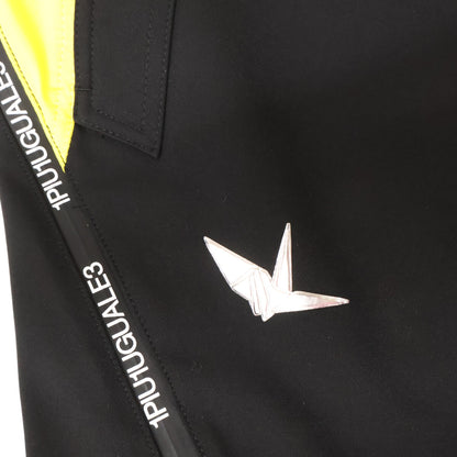 1piu1uguale3 ウノピゥウノウグァーレトレ 【GOLF】【×Del Piero】GDP010 ﾌﾞﾗｯｸ×ｲｴﾛｰ ﾄﾞﾛｰｺｰﾄﾞﾅｲﾛﾝｼﾞｮｶﾞｰﾊﾟﾝﾂ ボトムス 4