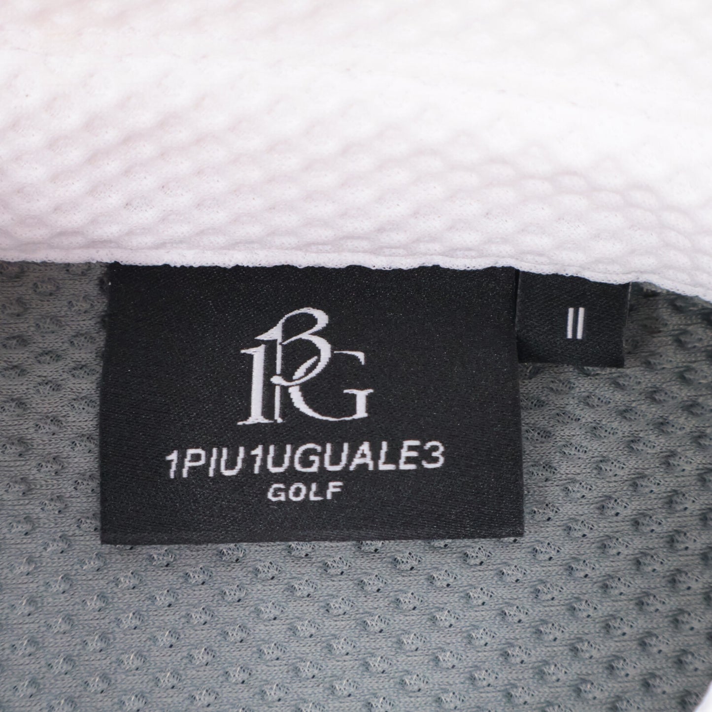 1piu1uguale3 ウノピゥウノウグァーレトレ 【GOLF】GST155 ﾎﾜｲﾄ W STRIPE ｼｮｰﾄｽﾘｰﾌﾞﾎﾟﾛｼｬﾂﾜﾝﾋﾟｰｽ ワンピース 2