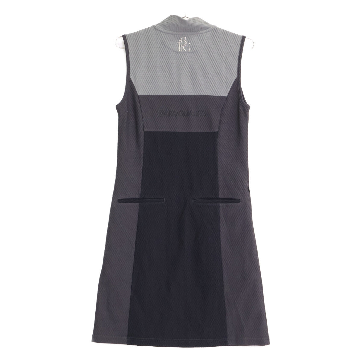 1piu1uguale3 ウノピゥウノウグァーレトレ 【GOLF】GST156 ｸﾞﾚｰ SIDE SWITCH ﾉｰｽﾘｰﾌﾞﾎﾟﾛｼｬﾂﾜﾝﾋﾟｰｽ ワンピース 2