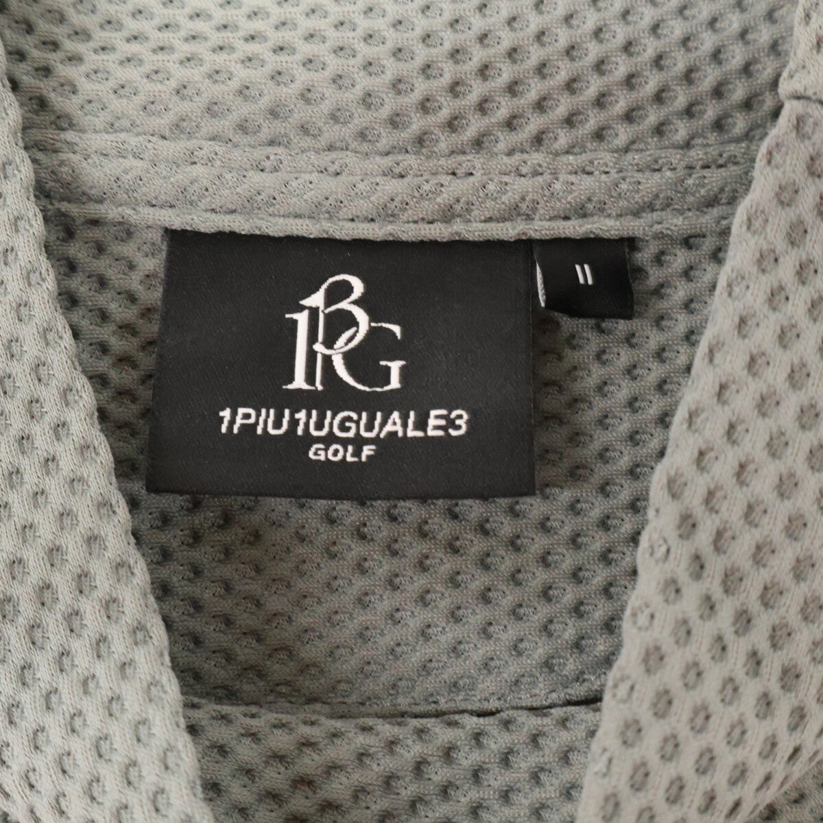 1piu1uguale3 ウノピゥウノウグァーレトレ 【GOLF】GST156 ｸﾞﾚｰ SIDE SWITCH ﾉｰｽﾘｰﾌﾞﾎﾟﾛｼｬﾂﾜﾝﾋﾟｰｽ ワンピース 2