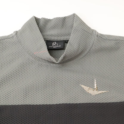 1piu1uguale3 ウノピゥウノウグァーレトレ 【GOLF】GST156 ｸﾞﾚｰ SIDE SWITCH ﾉｰｽﾘｰﾌﾞﾎﾟﾛｼｬﾂﾜﾝﾋﾟｰｽ ワンピース 2