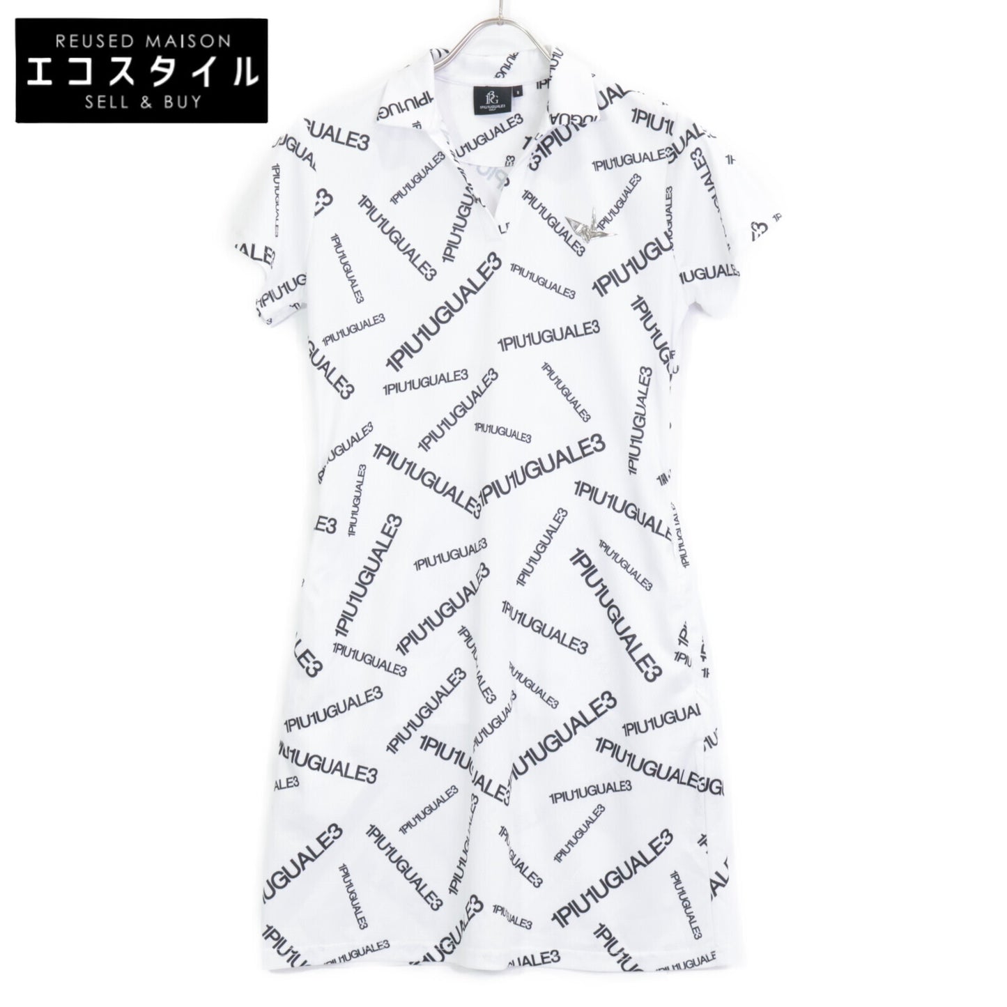 1piu1uguale3 ウノピゥウノウグァーレトレ 【GOLF】GST153 ﾎﾜｲﾄ ﾗﾝﾀﾞﾑﾛｺﾞﾐﾆﾜﾝﾋﾟｰｽ ワンピース II