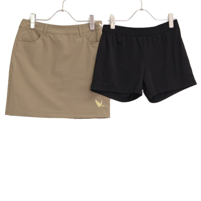 1piu1uguale3 ウノピゥウノウグァーレトレ 【GOLF】GSP046 ﾌﾞﾗｳﾝ ﾌﾟﾘｰﾂﾐﾆｽｶｰﾄ スカート 2