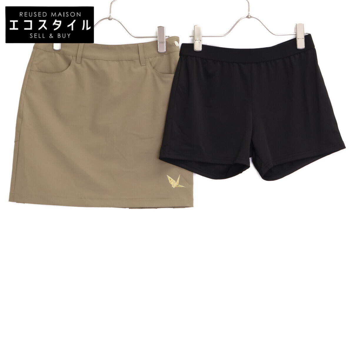 1piu1uguale3 ウノピゥウノウグァーレトレ 【GOLF】GSP046 ﾌﾞﾗｳﾝ ﾌﾟﾘｰﾂﾐﾆｽｶｰﾄ スカート 2