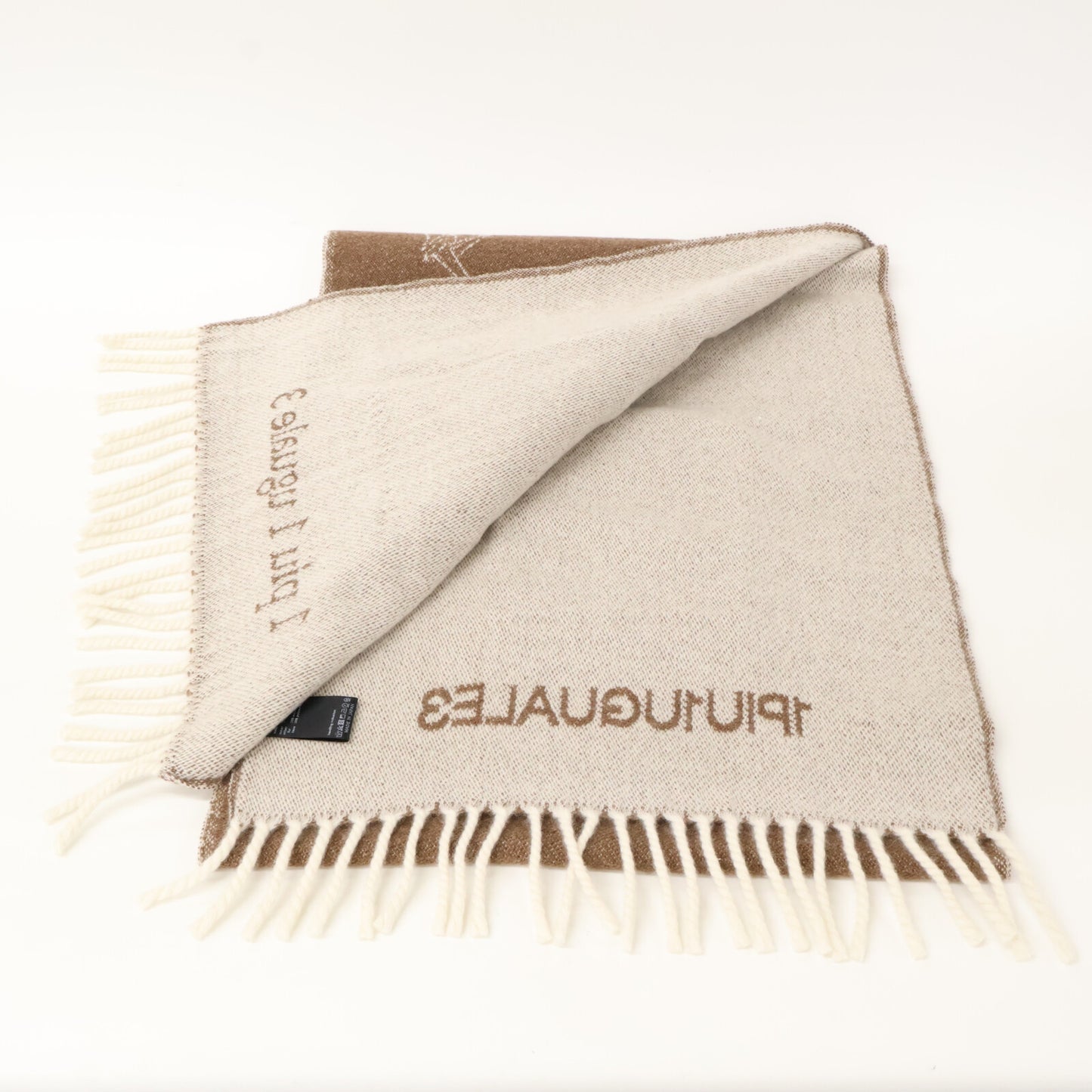 1piu1uguale3 ウノピゥウノウグァーレトレ MRG470 CAS022 75/F 113 MUFFLER with POCKET エコファーポケット マフラー