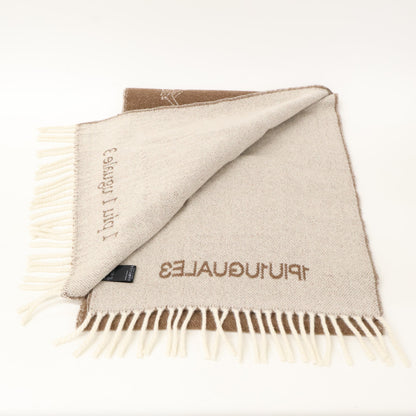 1piu1uguale3 ウノピゥウノウグァーレトレ MRG470 CAS022 75/F 113 MUFFLER with POCKET エコファーポケット マフラー