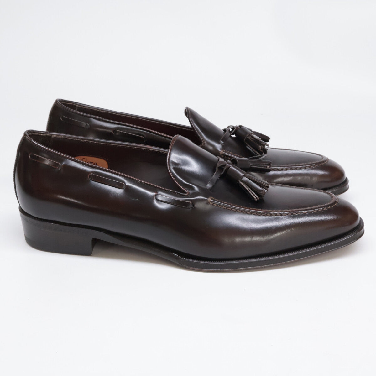 1piu1uguale3 ウノピゥウノウグァーレトレ 【新品同様】Roma レザー タッセル ローファー シューズ 42