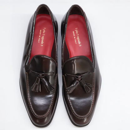 1piu1uguale3 ウノピゥウノウグァーレトレ 【新品同様】Roma レザー タッセル ローファー シューズ 42