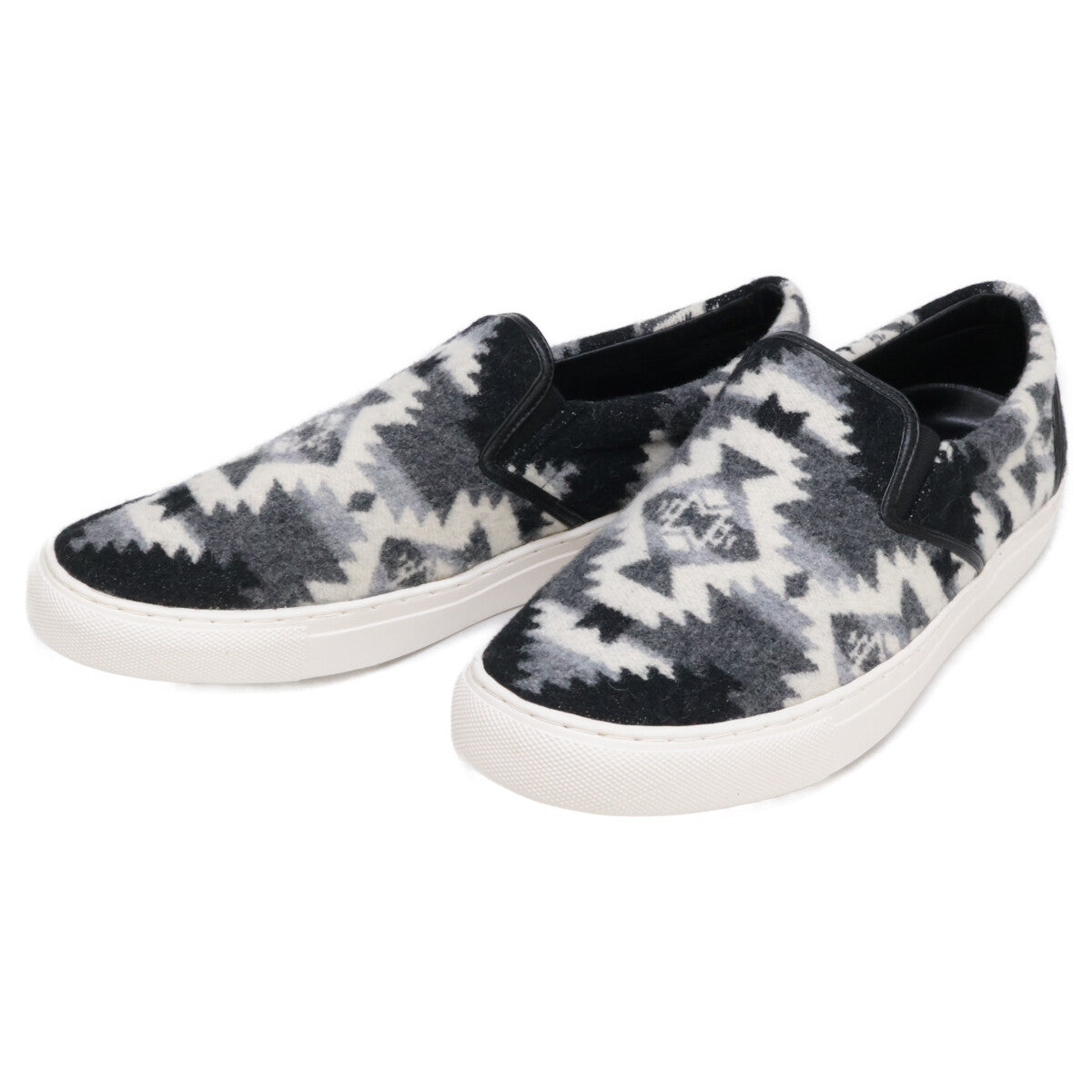 1piu1uguale3 ウノピゥウノウグァーレトレ x PENDLETON ペンドルトン 【新品同様】TN16S-053 ネイティブ柄 スリッポン シューズ 270