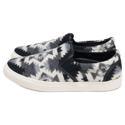 1piu1uguale3 ウノピゥウノウグァーレトレ x PENDLETON ペンドルトン 【新品同様】TN16S-053 ネイティブ柄 スリッポン シューズ 270